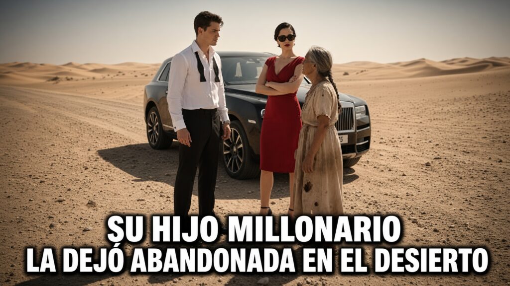 SU HIJO MILLONARIO LA DEJÓ ABANDONADA EN EL DESIERTO 1 image 3